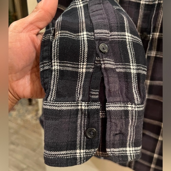 Woolrich size XXL checkered 100% cotton button-down, long sleeve shirt - Picture 6 of 10